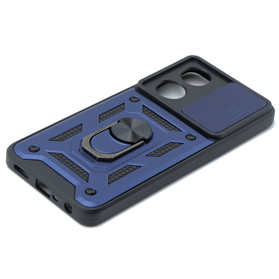 Husă blindată pentru Oppo A38 4G / Oppo A18 4G, CamShield Slide, albastru