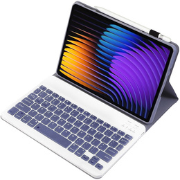 Carcasă cu tastatură bluetooth pentru Xiaomi Pad 7 / 7 Pro, Purple
