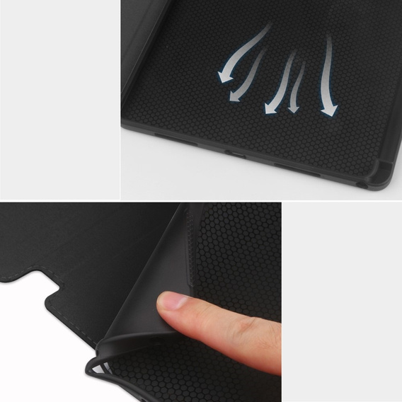 Husă pentru Lenovo Tab M11, Business Card and Pen Slot, negru