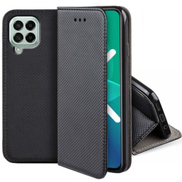 Cu clapetă pentru Samsung Galaxy M53 5G, Wallet Smart Magnet, albastru