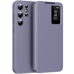 Husă cu clapetă pentru Samsung Galaxy S24 Ultra, Smart View Wallet, violet