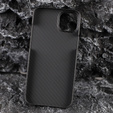Husă pentru iPhone 13, Aramid Fiber Cover, negru