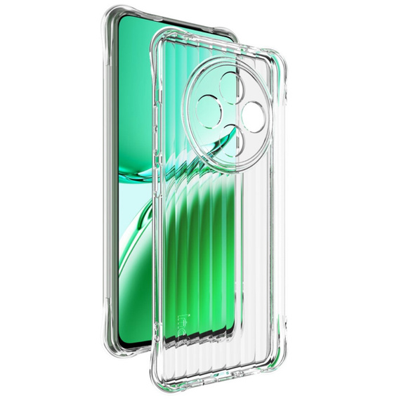 IMAK Huse pentru Oppo Reno 12FS / 12F 5G, Stripe Dropproof, transparentă