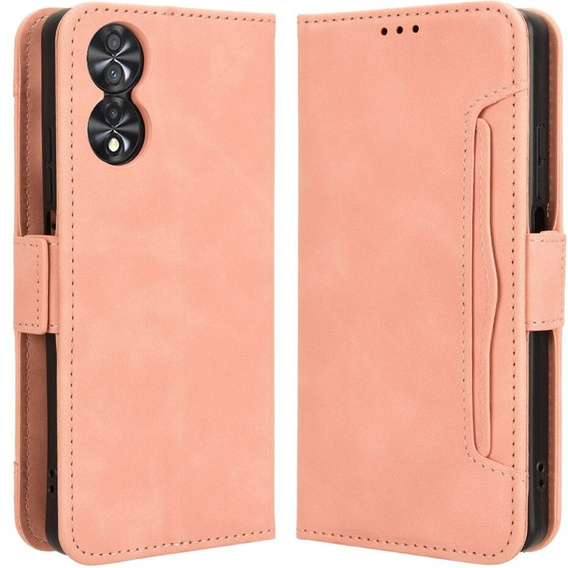 Cu clapetă pentru TCL 40 NxtPaper, Card Slot, roz