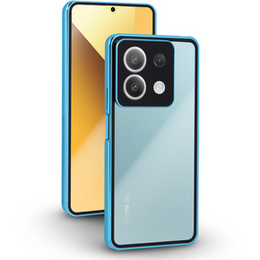 Husa pentru Xiaomi Redmi Note 13 5G, Magnetic Dual Glass, albastru