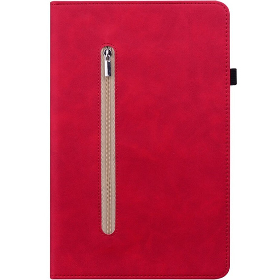 Huse pentru Lenovo Tab M9, Wallet Pen Slot, roșu