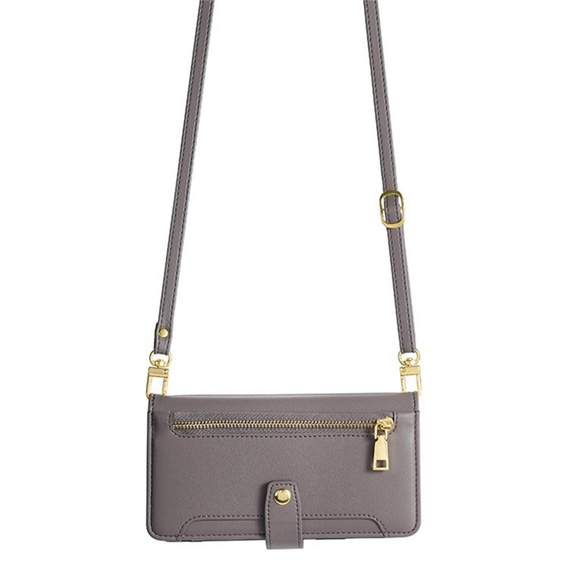 Husă cu clapă și buzunar cu fermoar pentru iPhone 17 Pro Max