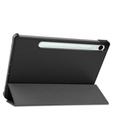 Husă pentru Samsung Galaxy Tab S9 FE, Tri-fold, negru