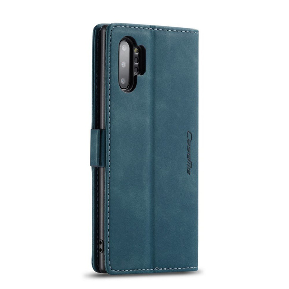 Husa CASEME pentru Samsung Galaxy Note 10 Plus/5G, Leather Wallet Case, verde