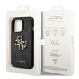 GUESS Huse pentru iPhone 14 Pro, 4G Big Metal Logo, gri