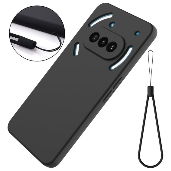 Husa pentru Nothing Phone 3a, Silicone Lite, negru