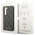 GUESS Huse pentru Samsung Galaxy S24+ Plus, 4G Charms Collection Hardcase, gri