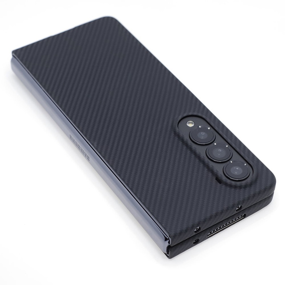 Husă pentru Samsung Galaxy Z Fold 4 5G, Aramid Fiber Cover, negru