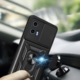 Husă blindată pentru Motorola Moto G24 / G24 Power / G04, CamShield Slide, negru