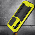 Husă blindată pentru Samsung Galaxy S23 Plus, R-JUST CamShield Slide, galben