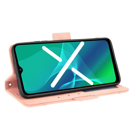 Cu clapetă pentru Huawei Nova Y70 4G, Card Slot, roz
