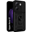 Husă blindată pentru Xiaomi Poco X7 Pro 5G, CamShield Slide, negru