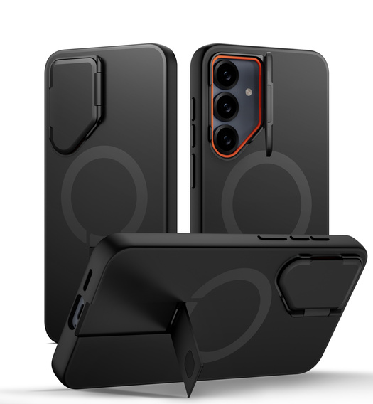 Husă Suritch rezistentă la șocuri, cu suport și MagSafe pentru Samsung Galaxy S25 FE