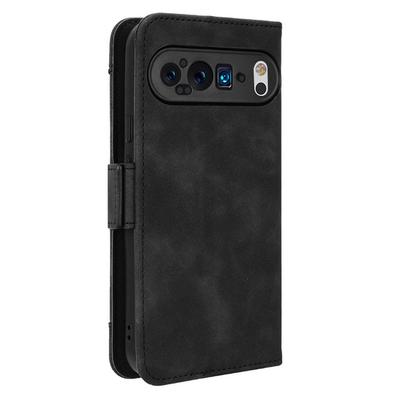 Cu clapetă pentru Google Pixel 9 Pro XL, Card Slot, negru