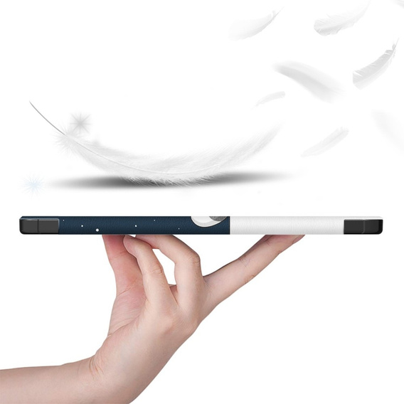 Husă pentru Lenovo Tab P11 Pro Gen 2 TB132FU TB132XU 11.2", cu clapetă, sleeping cat
