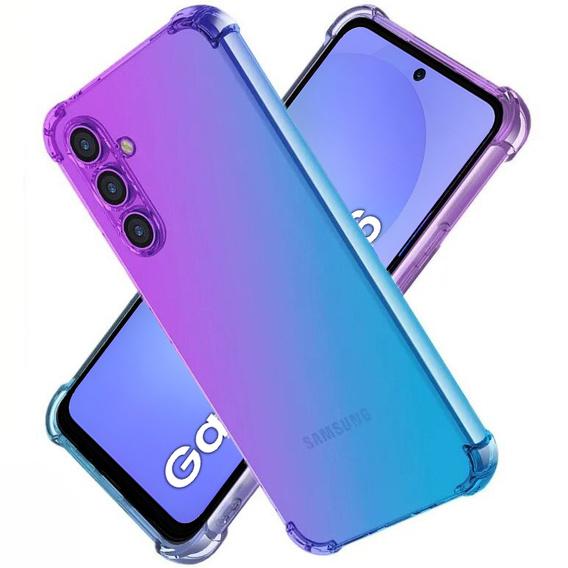 Husa pentru Samsung Galaxy A36, Gradient Dropproof, Violet / albastru