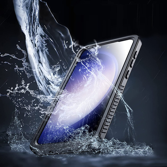 Husă impermeabilă IP68 pentru Samsung Galaxy S23, negru