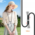 Husă pentru Samsung Galaxy S25+ Plus, Electro MagSafe, negru + Lanyard