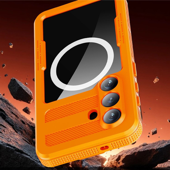 Husă impermeabilă REDPEPPER pentru Samsung Galaxy S26, portocaliu