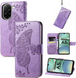 Cu clapetă pentru Xiaomi Redmi A5, Butterfly, violet