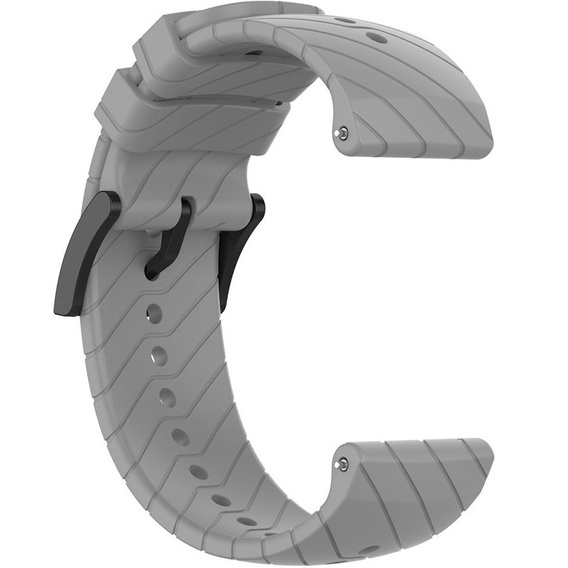 Curea universală din silicon 22mm, gri