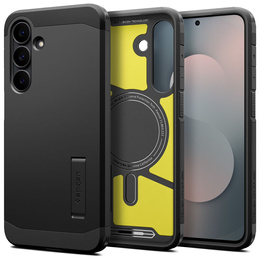 Spigen Tough Armor Mag – husă blindată cu inel MagSafe pentru Samsung Galaxy S25 FE