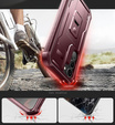 Husă blindată pentru Samsung Galaxy S23, Dexnor Full Body (Two Frames), roșu
