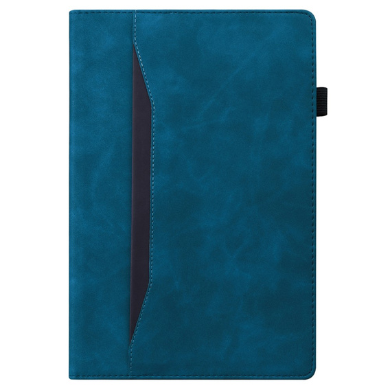 Husă pentru Samsung Galaxy Tab A9+, Classic, cu spațiu pentru stylus, albastru