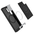 Carcasa Spigen pentru Samsung Galaxy S25 Ultra, Core Armor MagSafe, negru + 9H Tempered Glass
