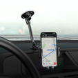 Suport de parbriz auto cu braț reglabil pentru smartphone-uri