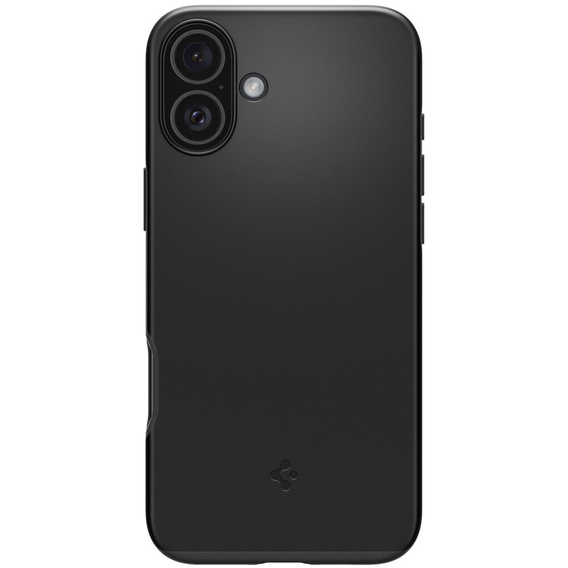 Carcasa Spigen pentru iPhone 16 Plus, Thin Fit Mag, gri + sticlă temperată 9H