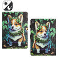 Husă pentru Samsung Galaxy Tab S6 Lite 2022 / 2020, cu clapetă, corgi dog