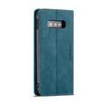 Husa CASEME pentru Samsung Galaxy S10E, Leather Wallet Case, albastru