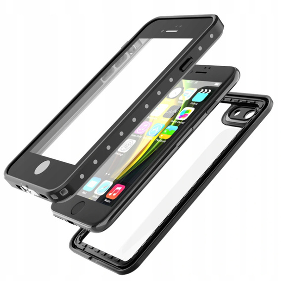 Husă impermeabilă IP68 pentru iPhone 7/8/SE 2020/SE 2022, negru