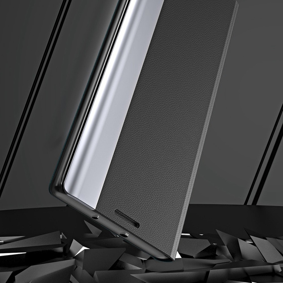 Cu clapetă pentru Xiaomi 12T / 12T Pro, Side Magnetic, negru