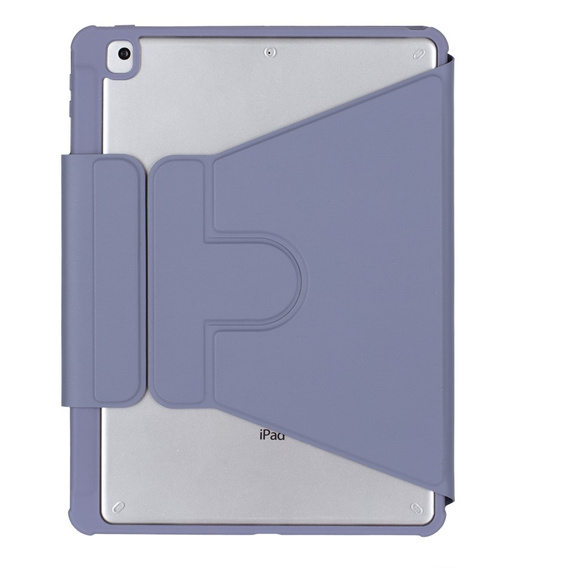 Husă pentru tastatură pentru iPad 11" 2025 A16 (11 gen.) / iPad 10.9" 2022 (10 gen.), Rotary 360° Leather, violet