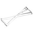 Carcasă MagSafe Spigen pentru Samsung Galaxy S25 Ultra, Ultra Hybrid, transparent / alb + 9H Tempered Glass