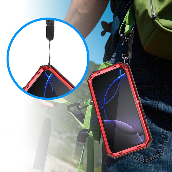 Carcasă blindată R-JUST cu suport pentru iPhone 17 Pro Max