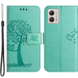 Cu clapetă pentru Motorola Moto G53 / G23 / G13, tree, verde