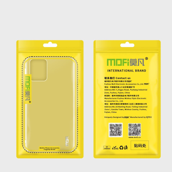 Husă MOFI pentru Motorola Moto G13 / G23 4G, subțire, transparentă