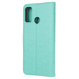 Cu clapetă pentru Motorola Moto G30 / G10, Butterfly, albastru
