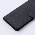 Cu clapetă pentru Motorola Moto G54 5G, Mandala, negru