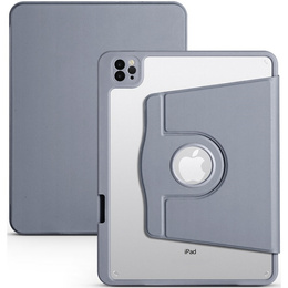 Husă pentru iPad Pro 11" 2022/2021/2020 (4/3/2 gen.), cu spațiu pentru stylus, rotativ la 360 °, violet