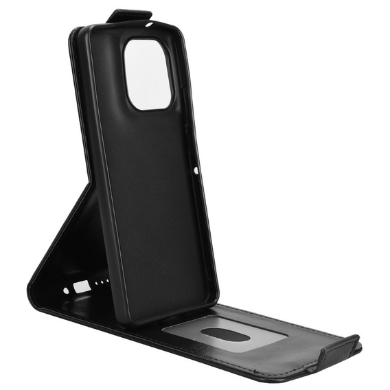 Carcasă flip pentru Xiaomi Redmi 15 5G / 4G, carcasă flip, negru