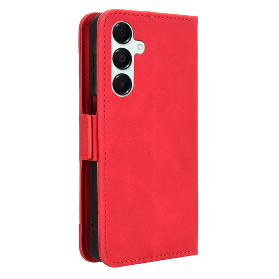 Cu clapetă pentru Samsung Galaxy A16, Card Slot, roșu